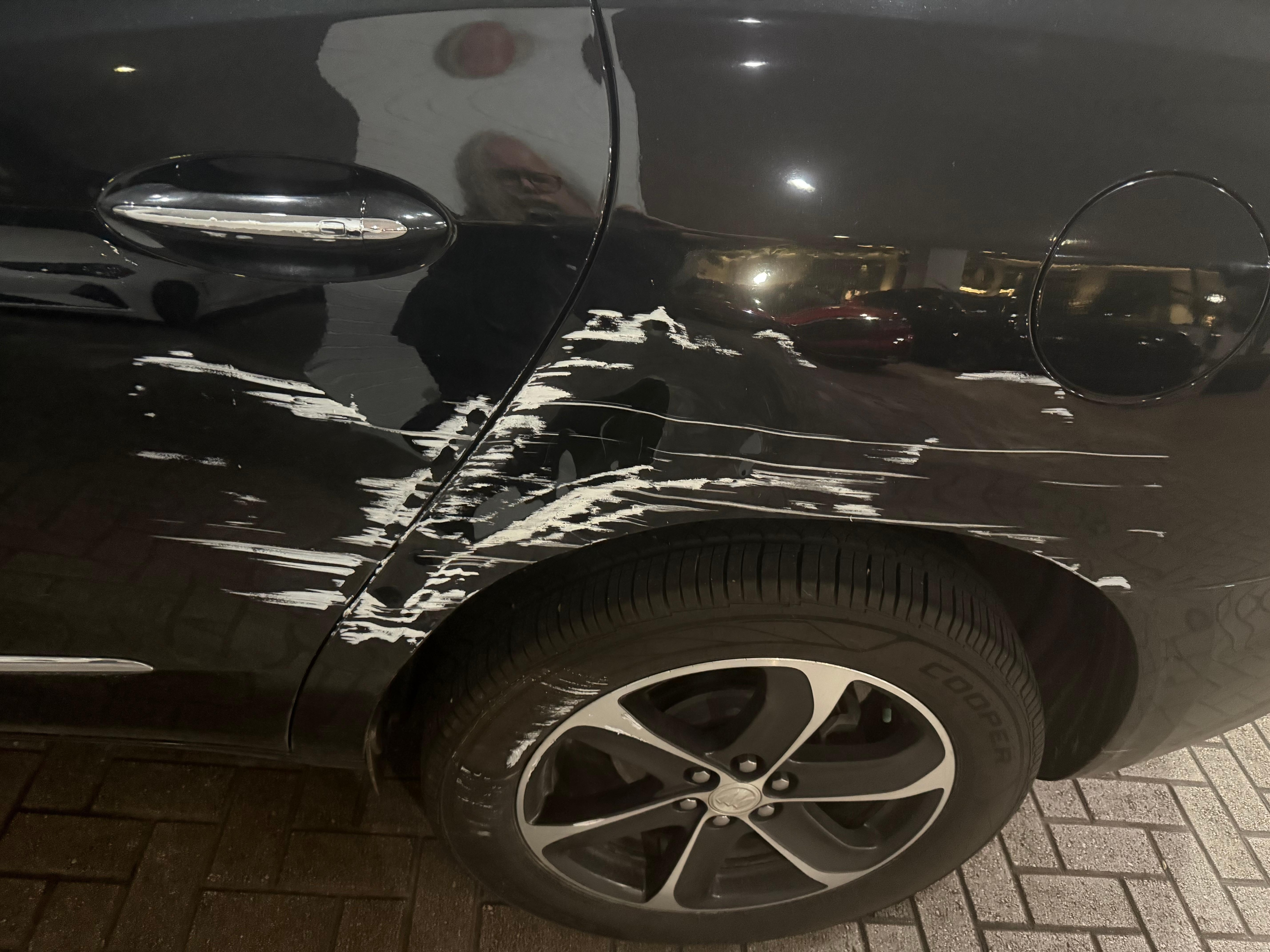 Tight valet area. Watch the posts. We kissed one going in. 😢