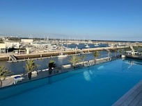From the rooftop bar