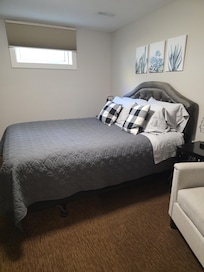 Smaller 1st bedroom with ensuite pictured below