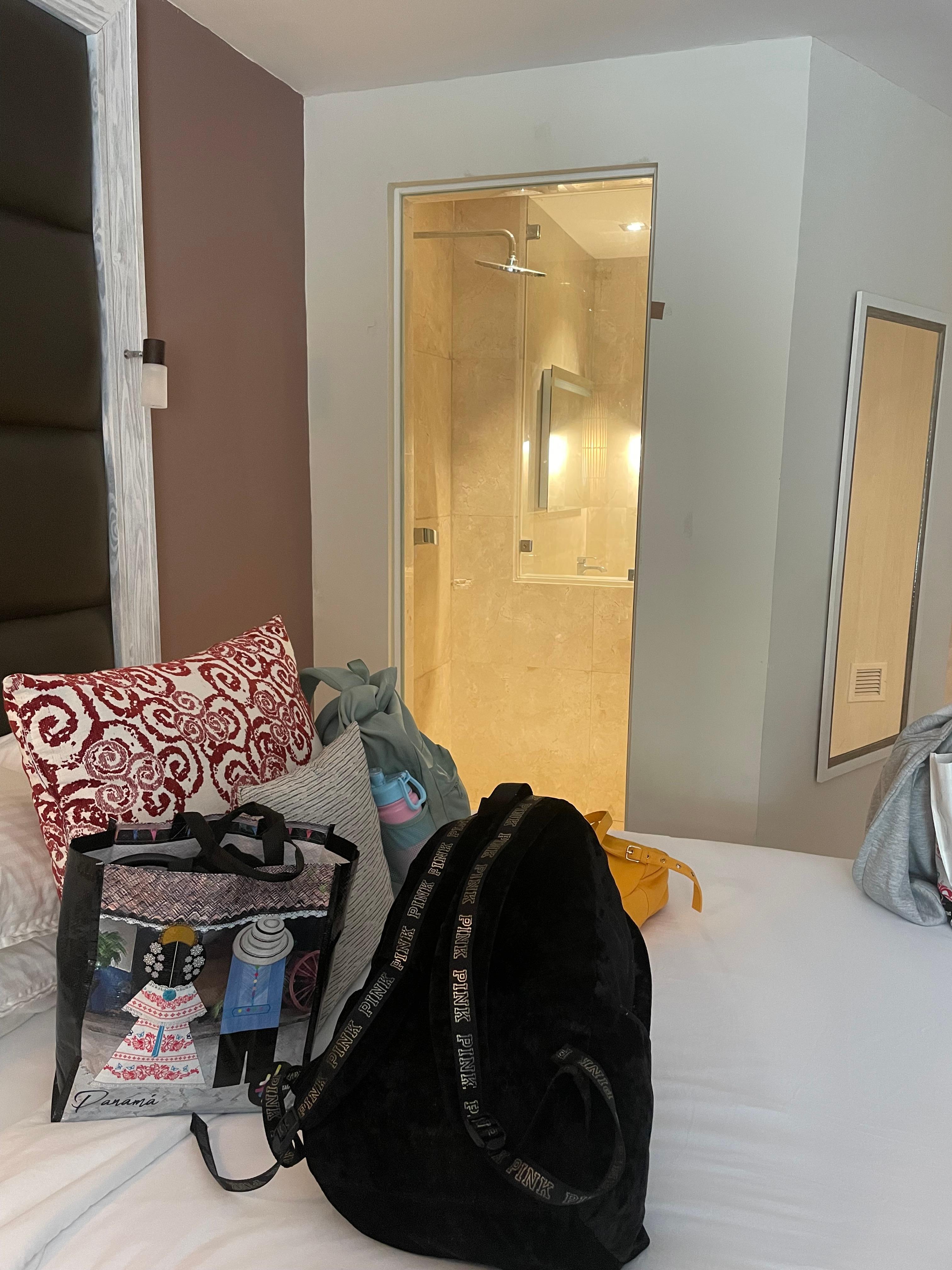 First cabana room without shower and toilet privacy