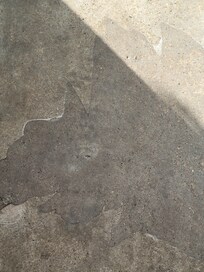 Peeling floor