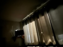 This is how light it is in the bedroom at night.