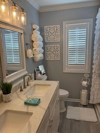 Bathroom in Suite A (FYI Suite A is more spacious than B, but not as spacious as C)