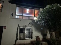 The large window in the 1st floor opens fully without anything to stop people falling throught it.