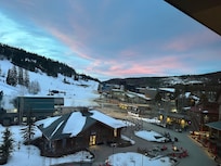 Dusk. Another view from the condo.