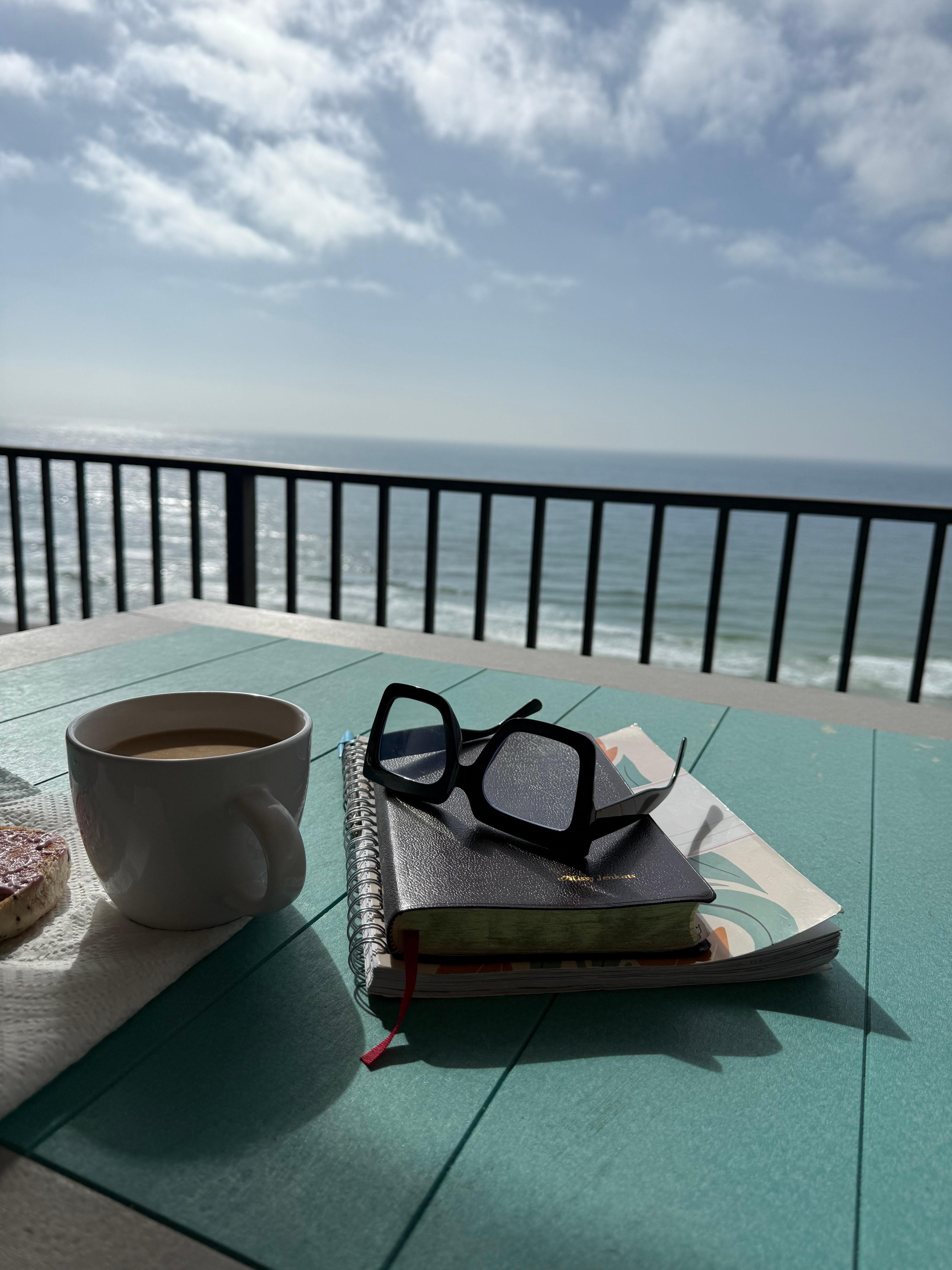 Morning coffee with the most amazing view!