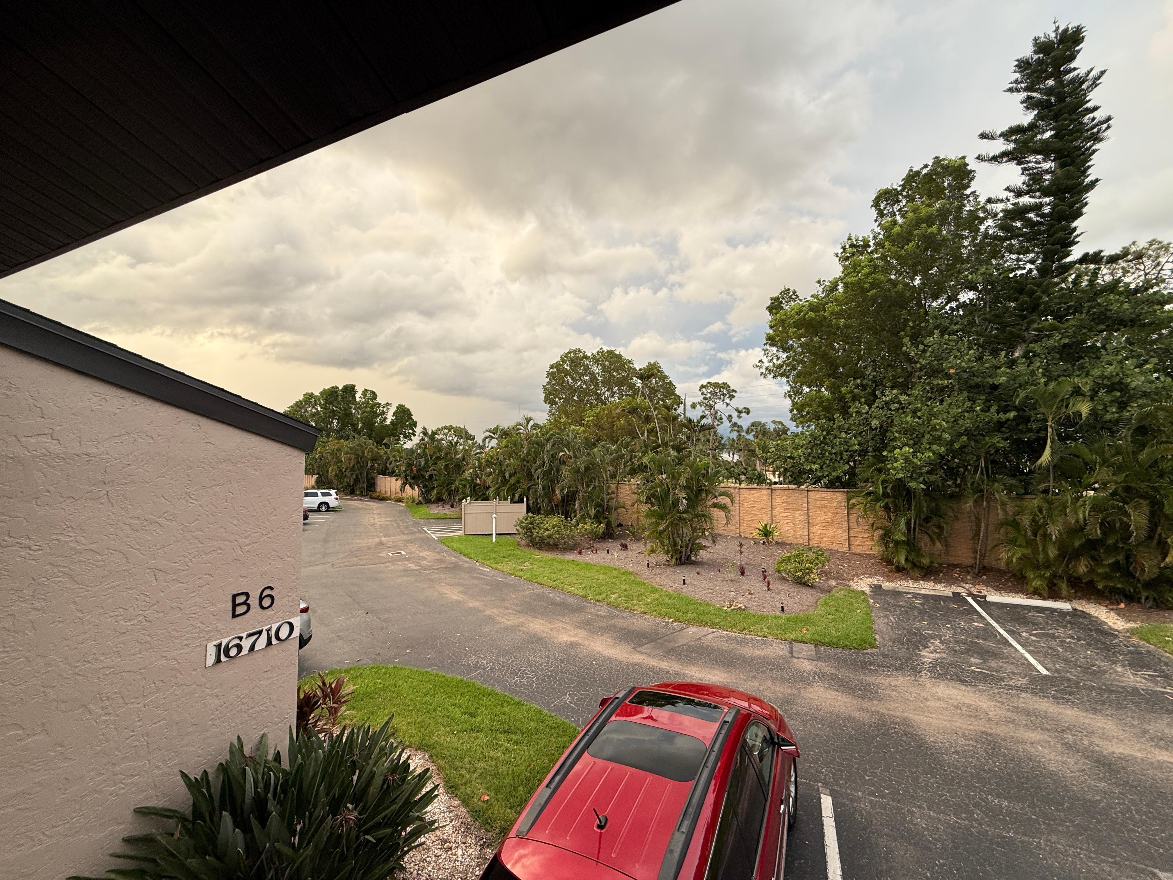 View from the front door.