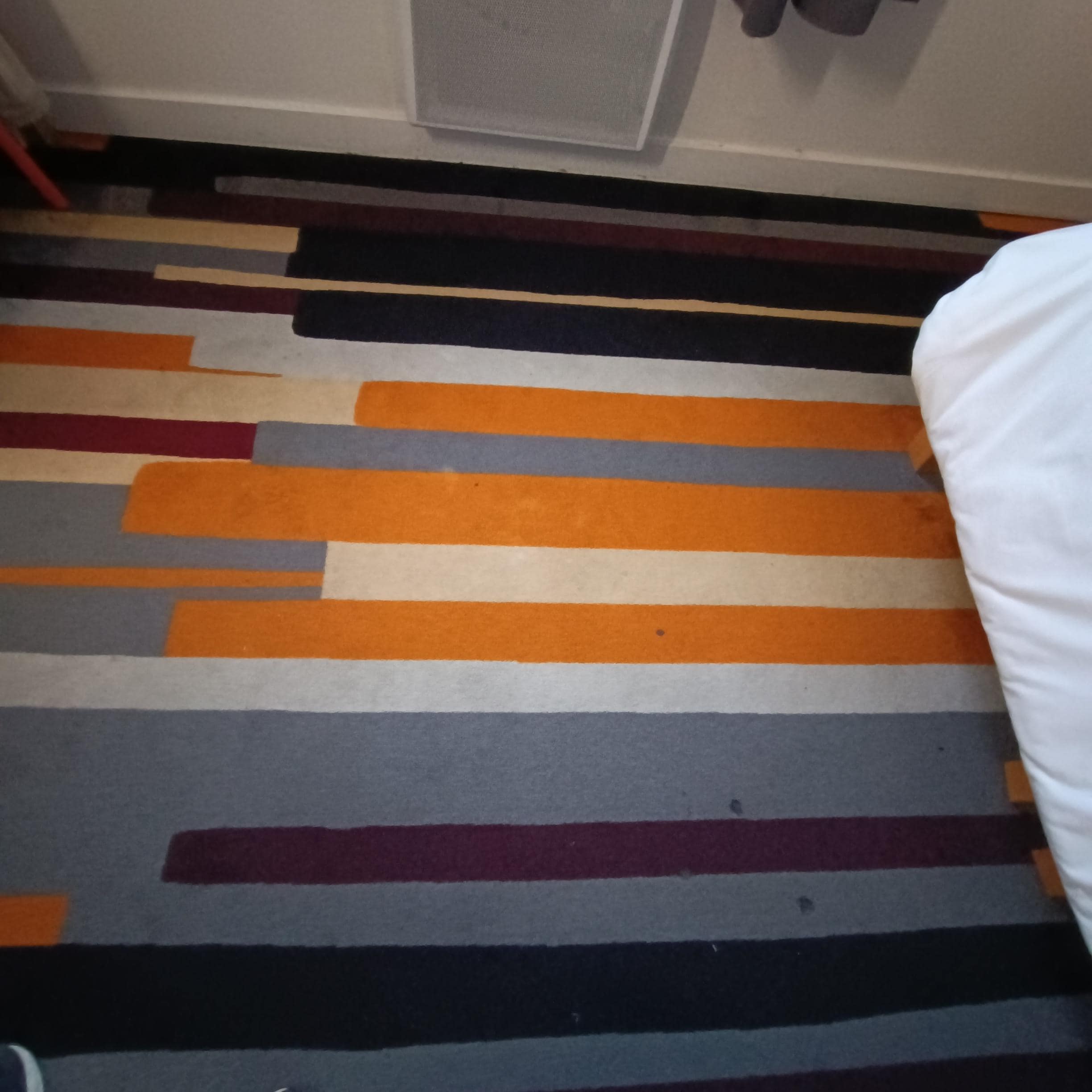 Moquette sale et odorante 