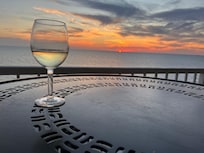 Sunsets that can't be beat, even without the wine!