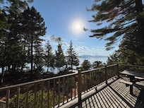 Lake view from the deck