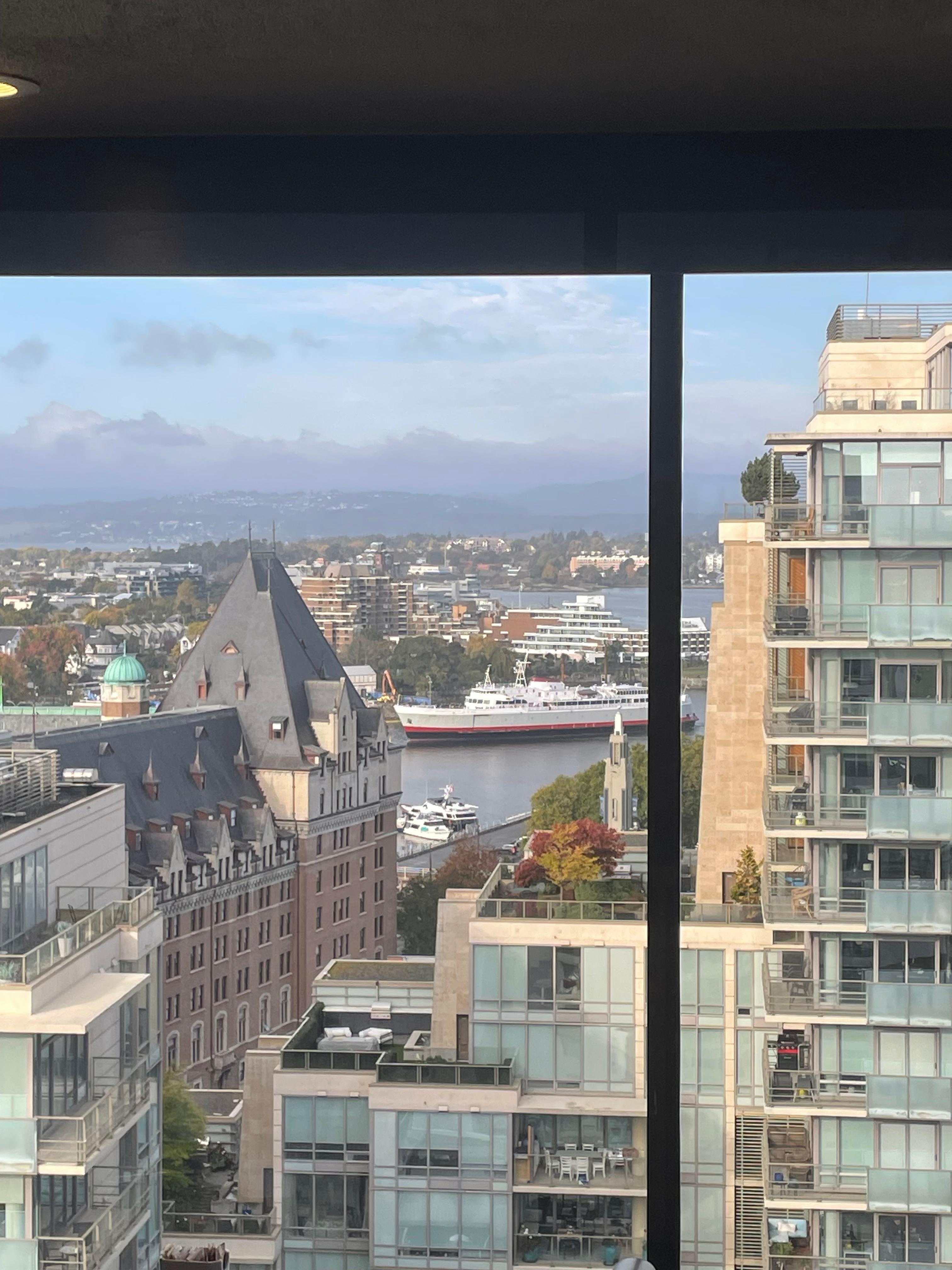 View from the restaurant