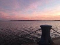 Sunset View to Wilsons Prom from the Port