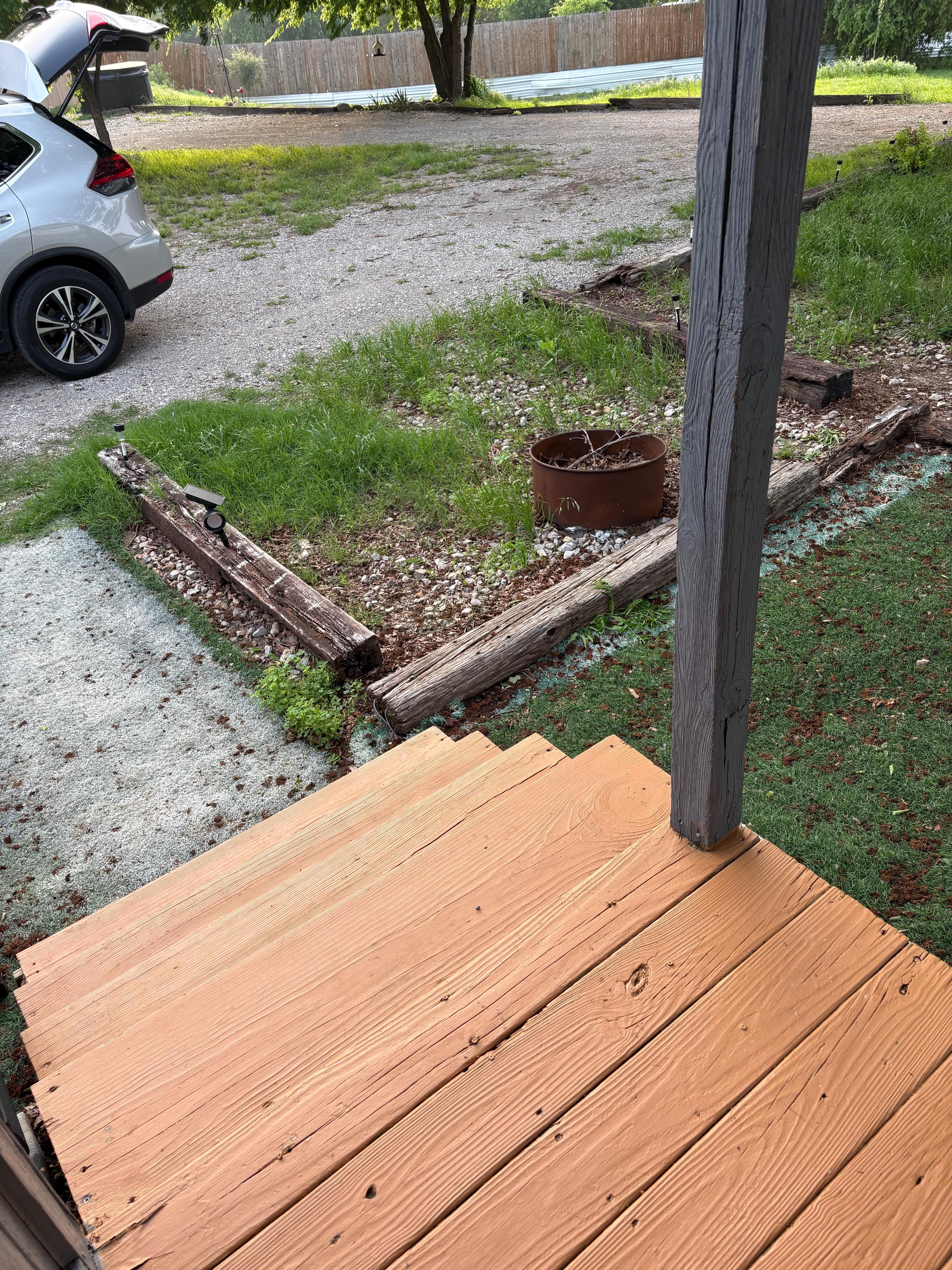No hand rail