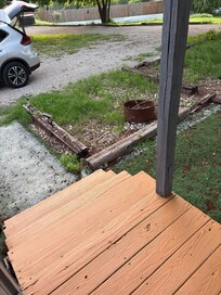 No hand rail