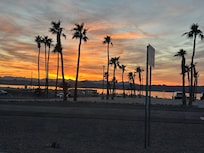 Sunsets are stunning.
