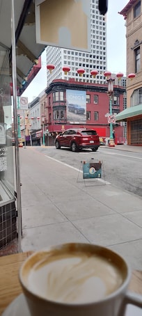 Coffee shop next door