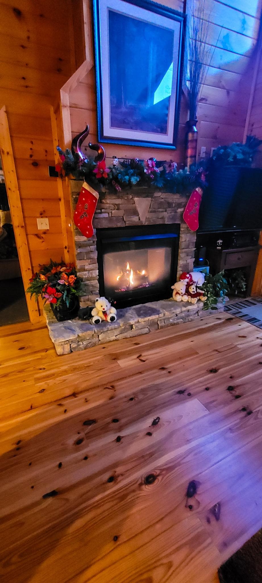 Christmas at the cabin