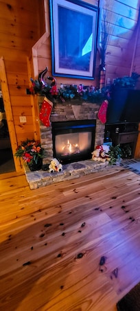 Christmas at the cabin