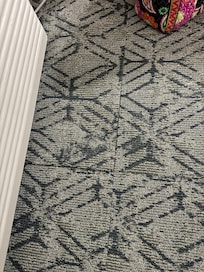 Carpet not installed all the way.