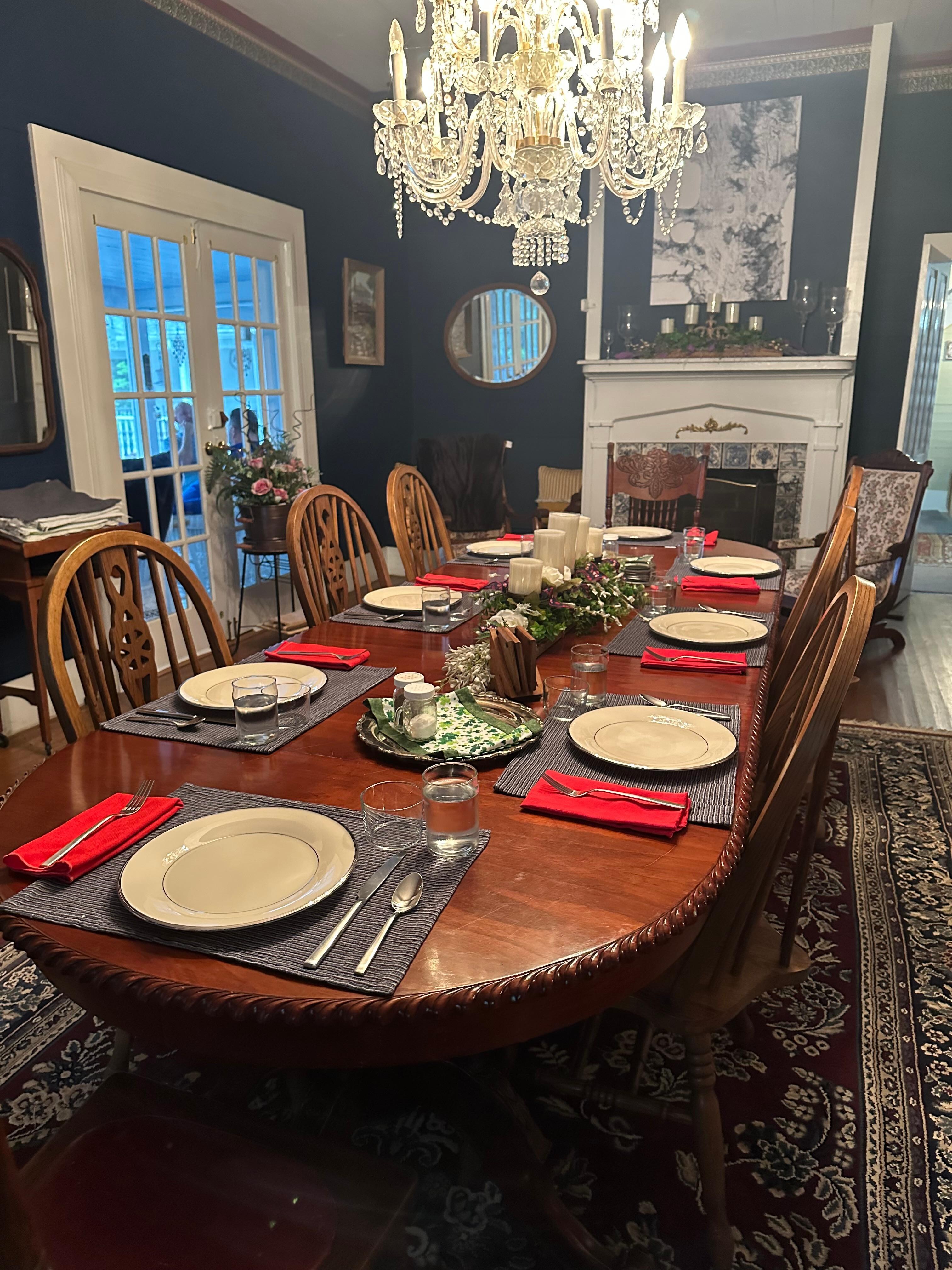 A joyous place for gathering with fellow guests.