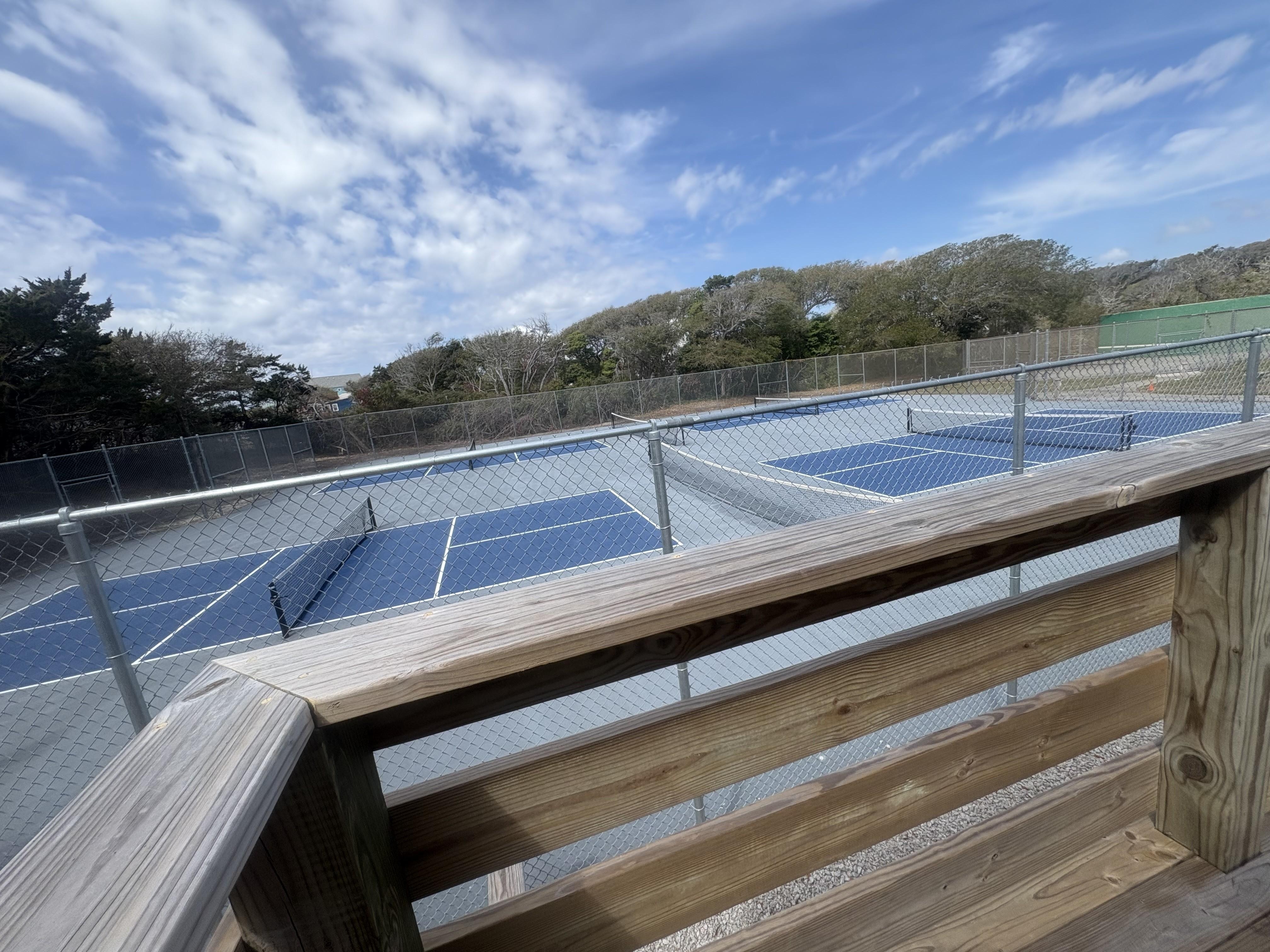 Pickleball courts on property