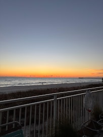 Sunrise from the balcony