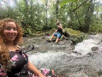 The river was out side my window