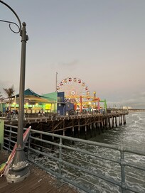 The pier in walking distance