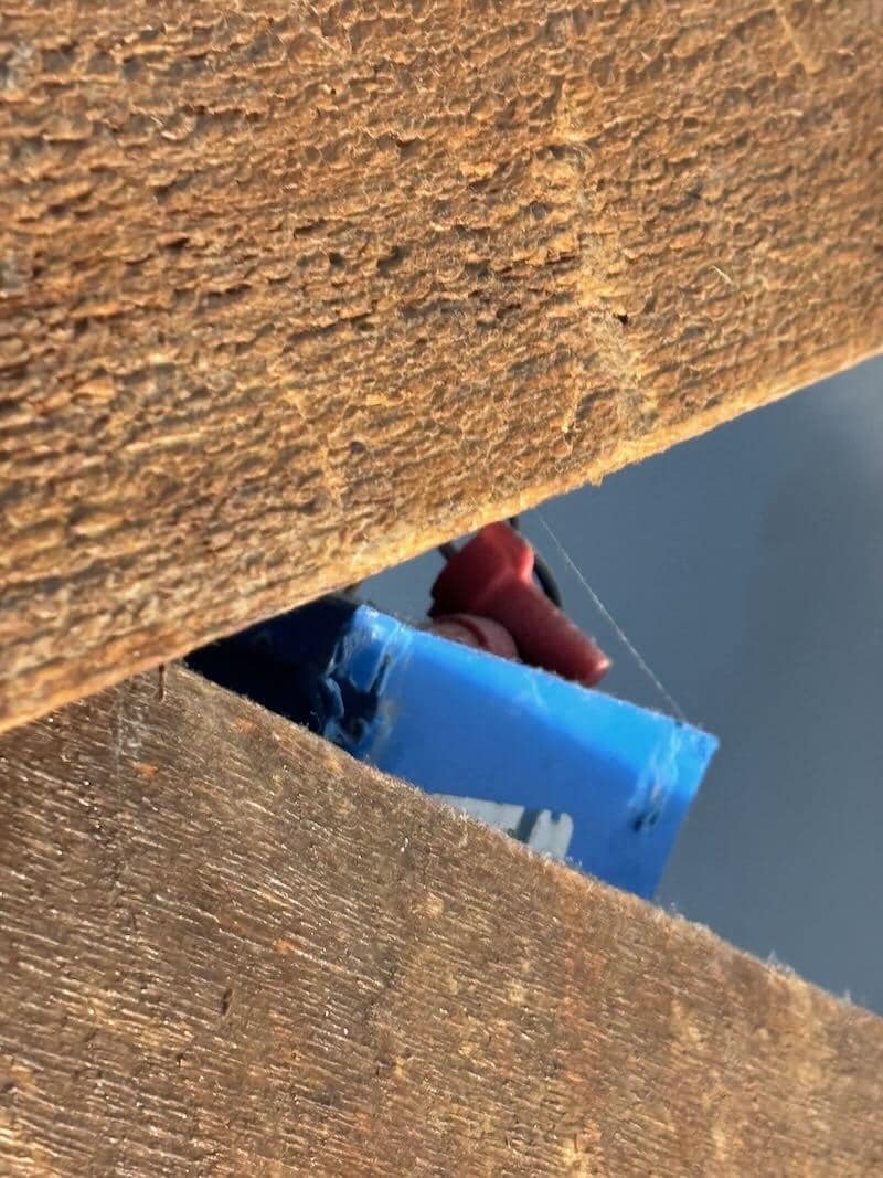 exposed junction box