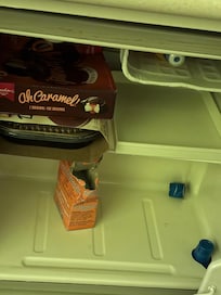 The fridge was not emptied before my check in.