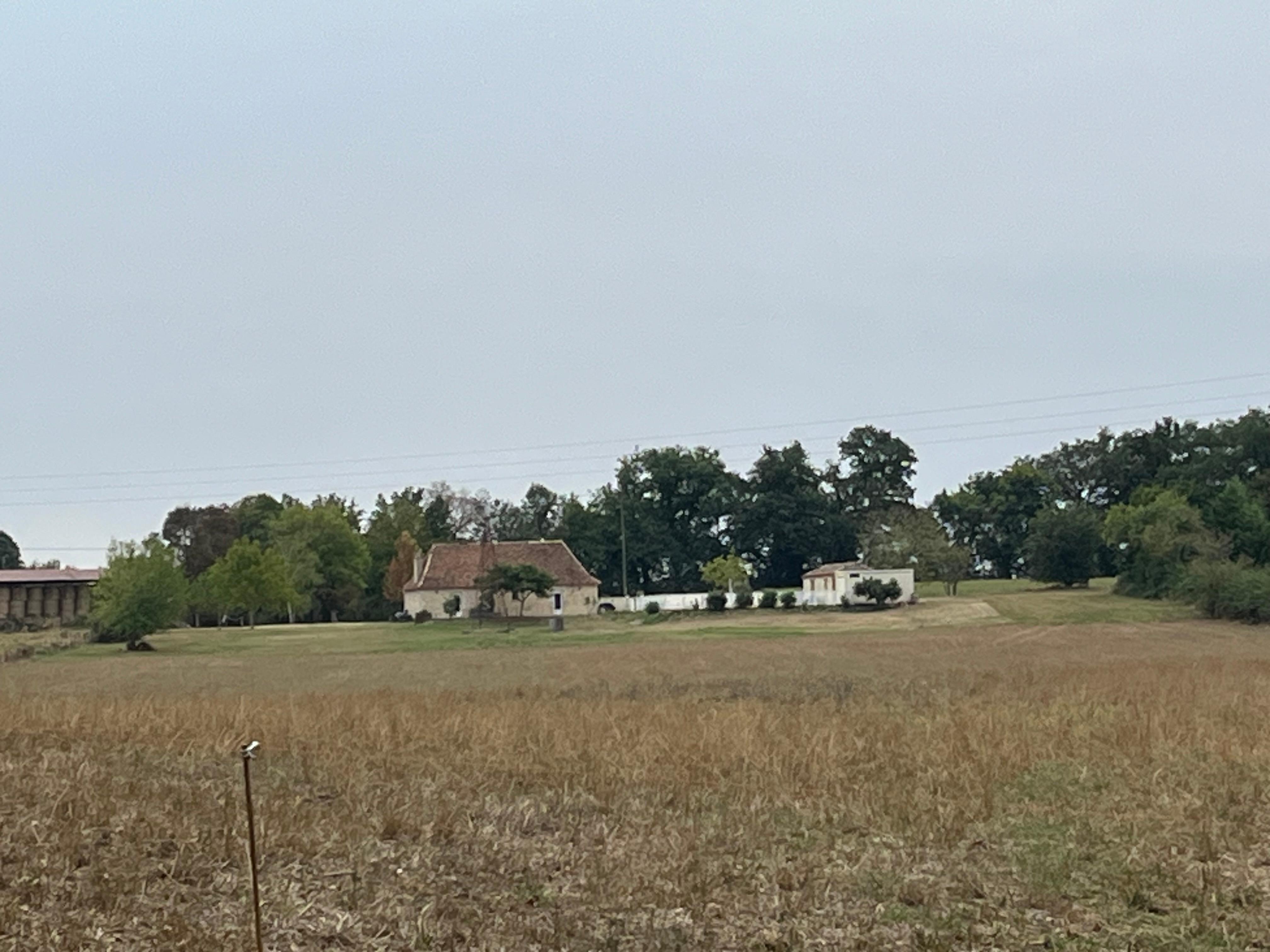 From the lane leading up to the gite