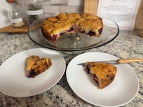 We ordered a cherry tart from Kate and it was delicious!