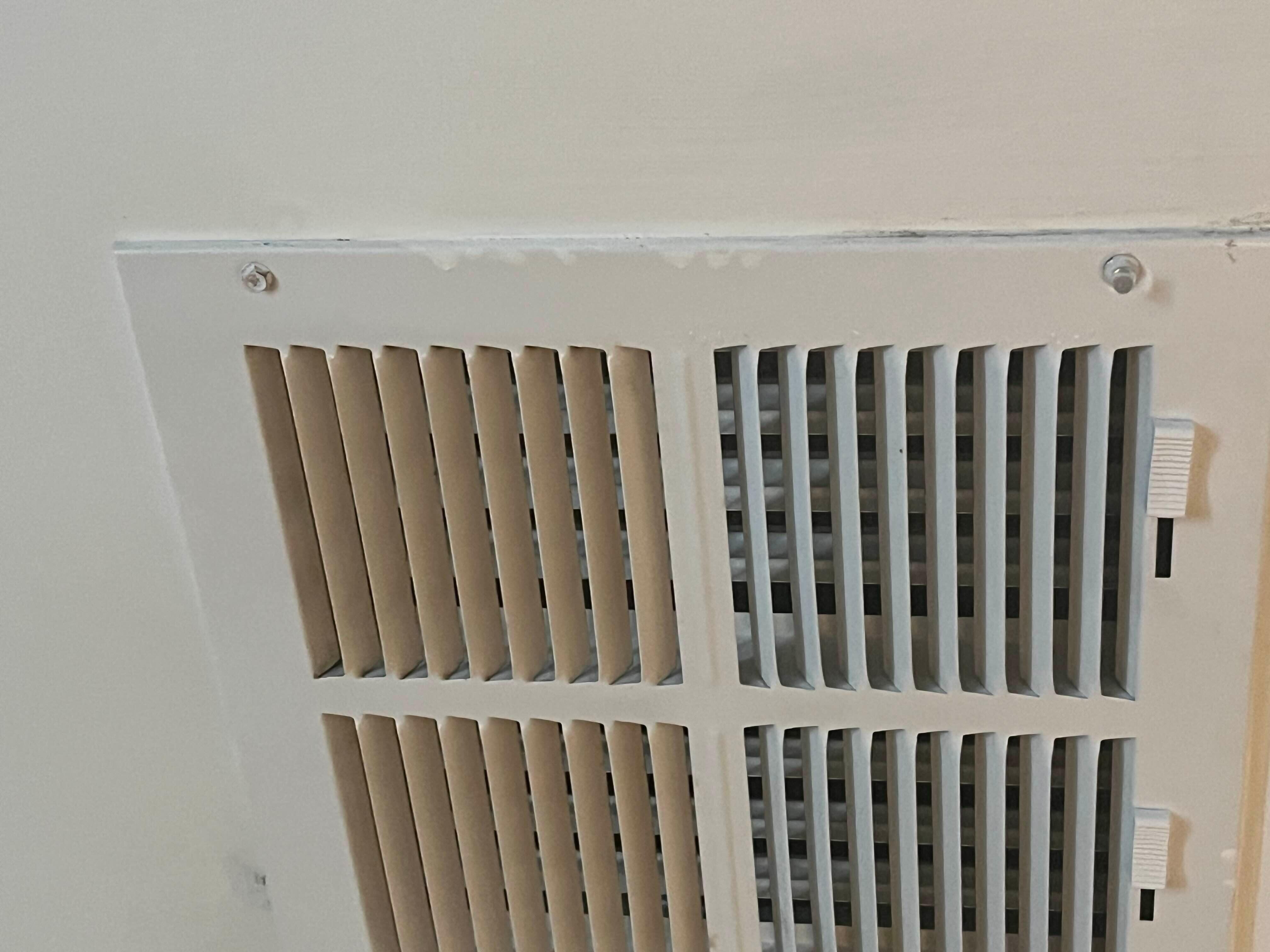 Drip from ceiling A/C vent in middle of room