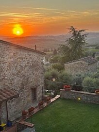 Sunset view from room balcony