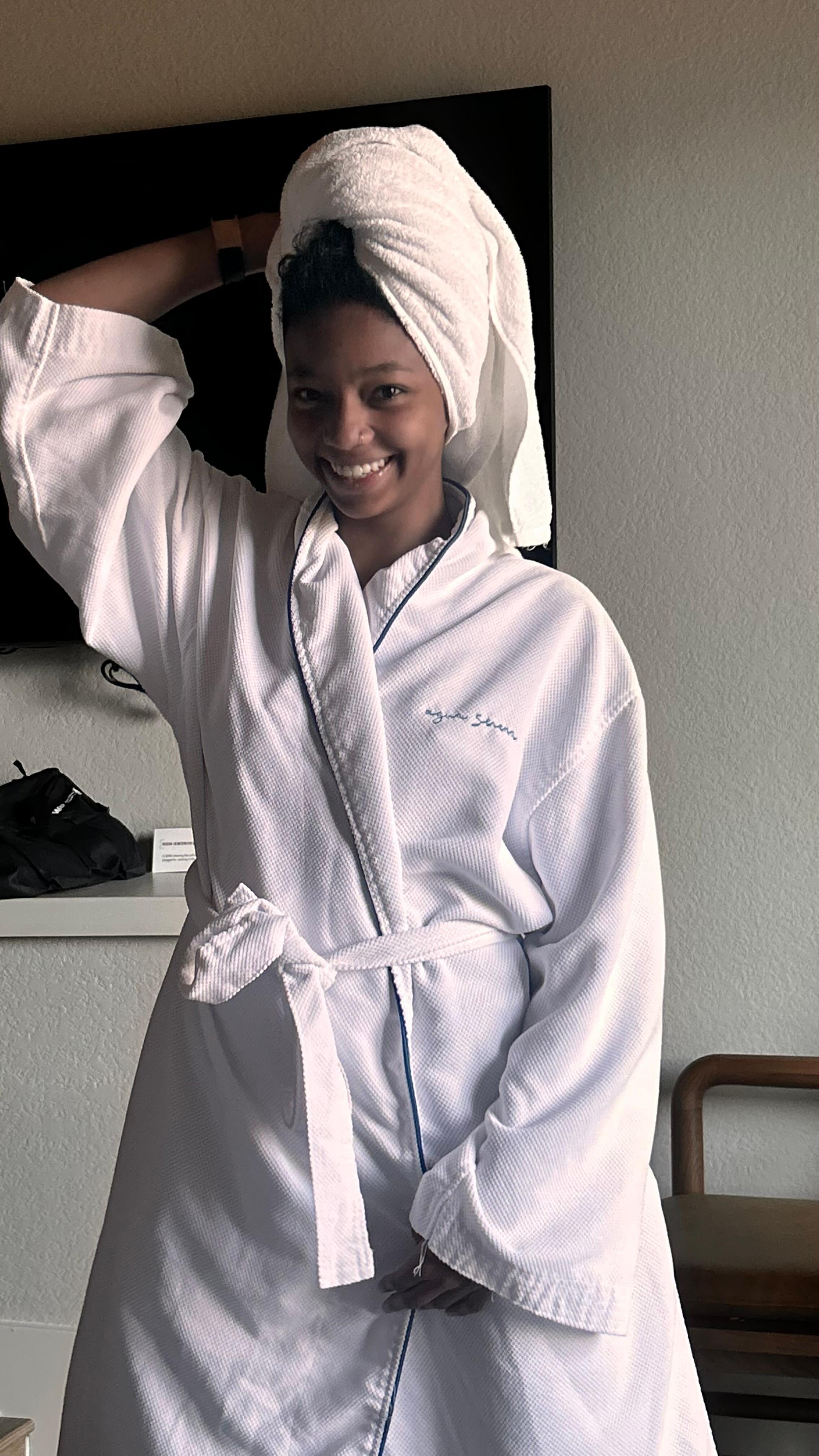 My daughter lived her robe
