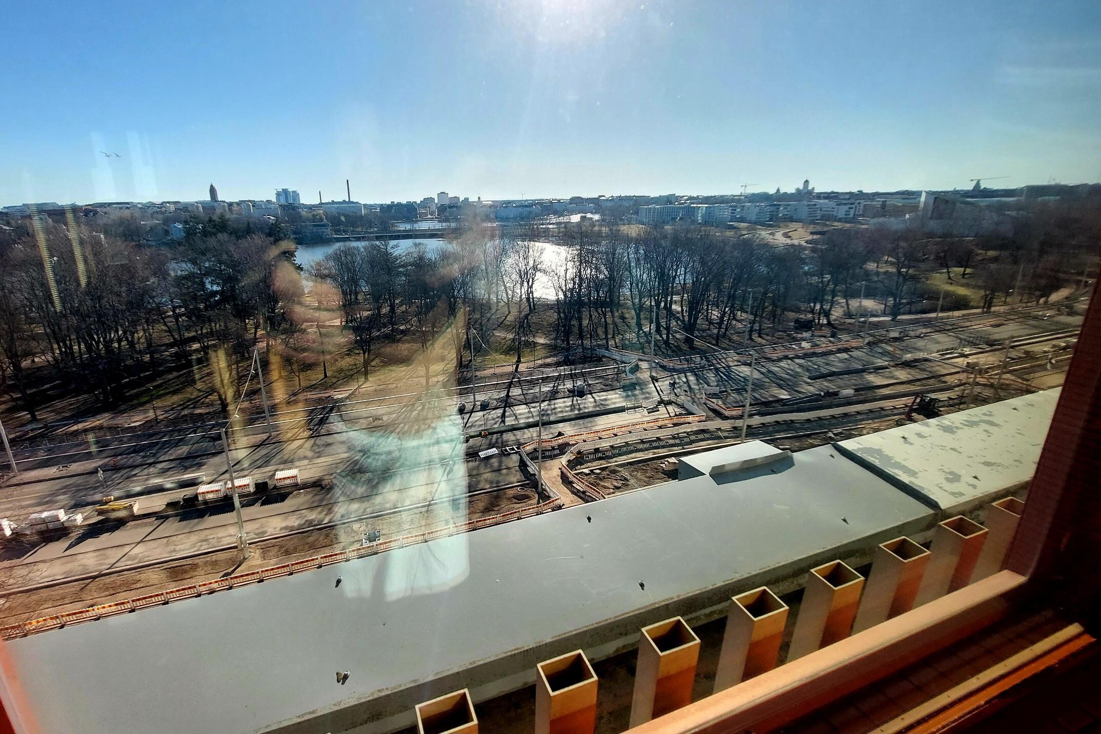 Sauna view Scandic Park Helsinki