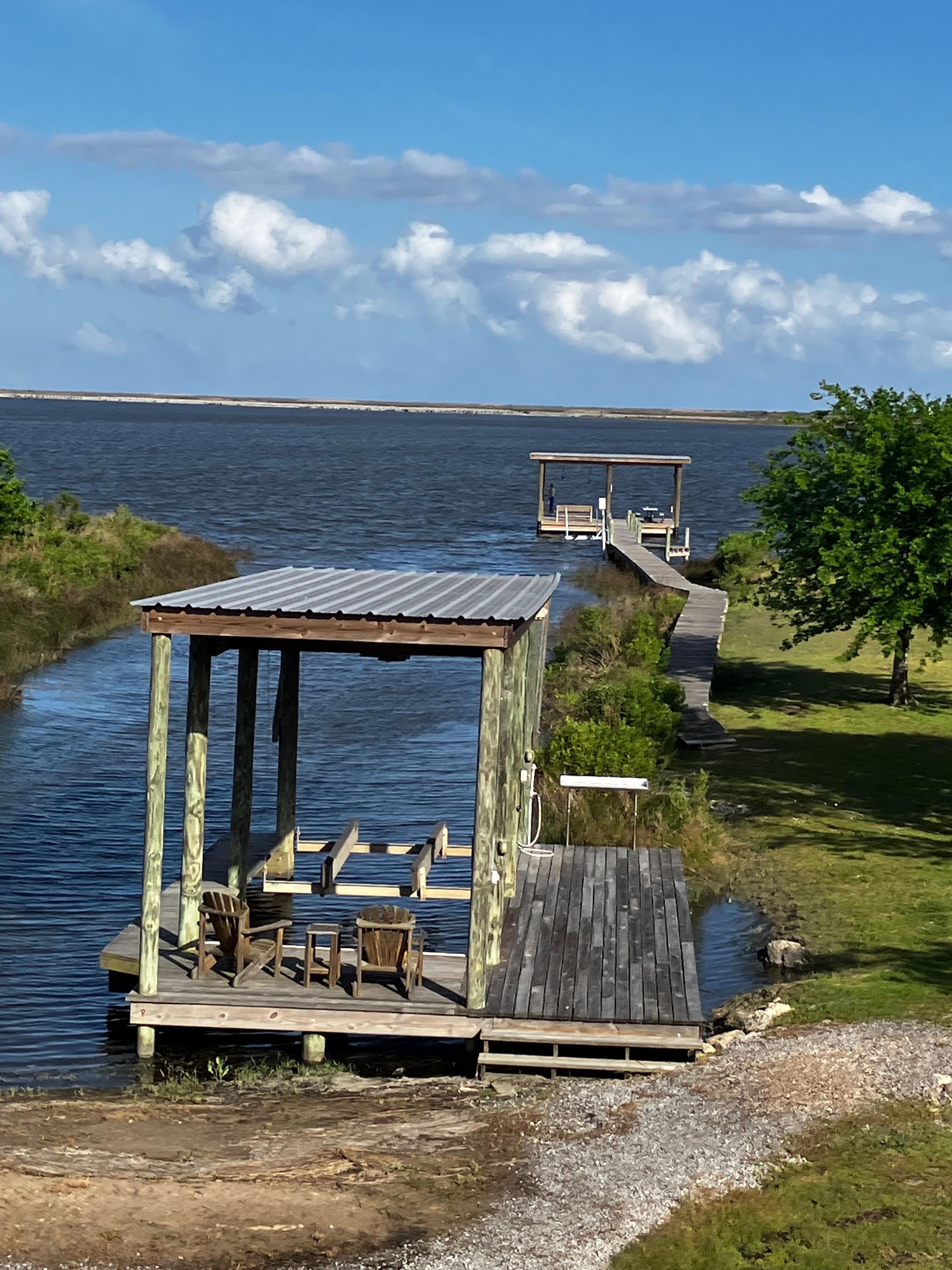Boat lift and pier
