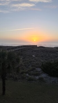 View from the top deck