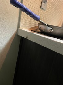 Roaches next to the stove