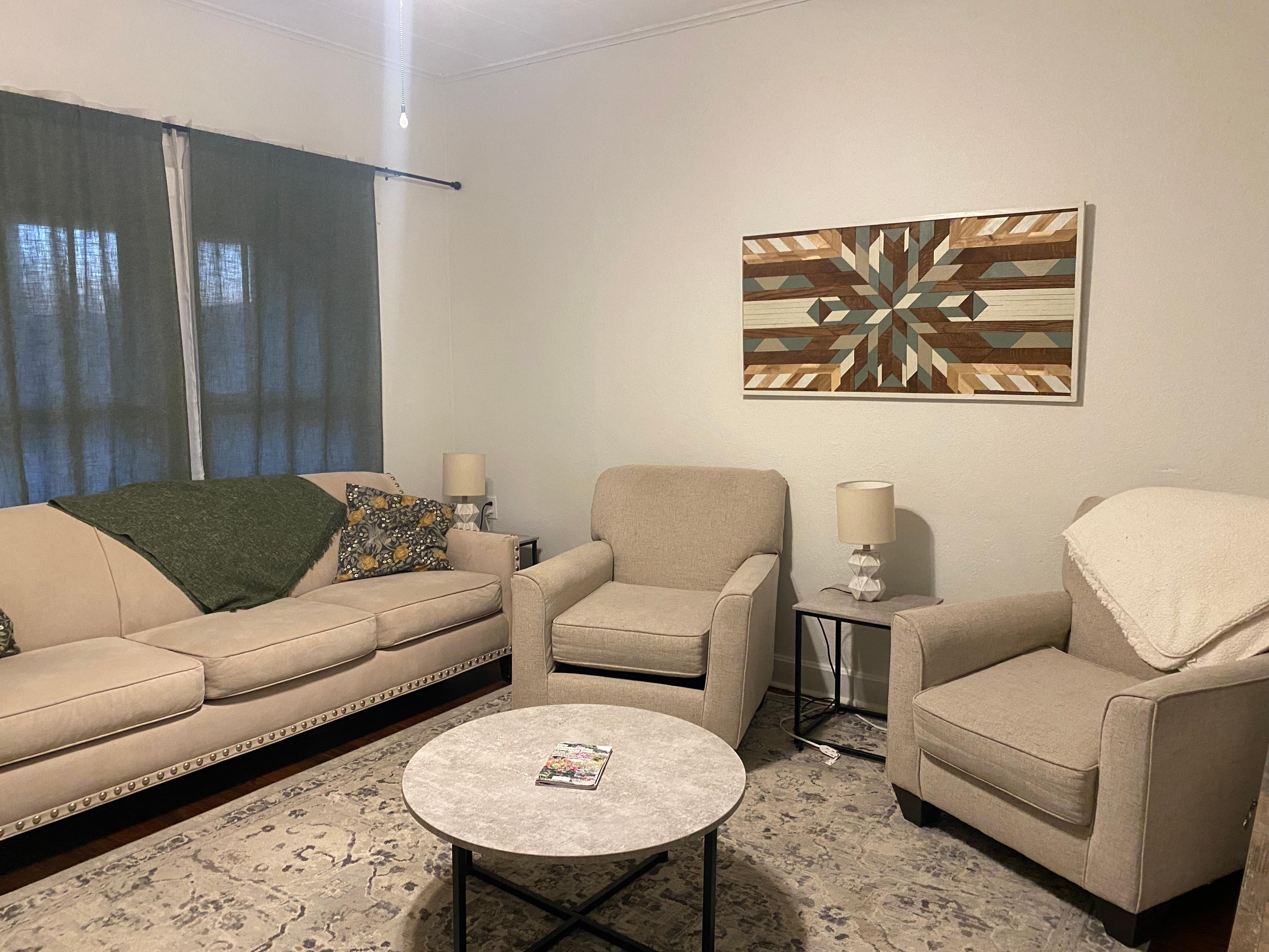 Enjoyed the comfy chairs to read and relax.