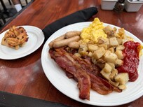 Over priced breakfast buffet