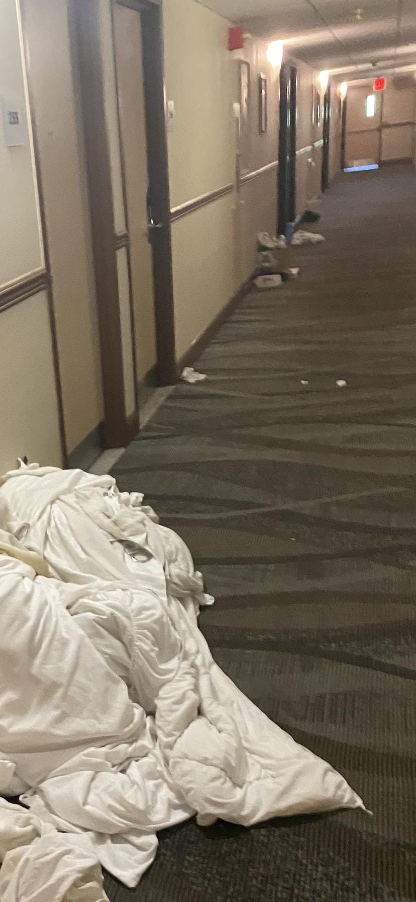 nasty hallways on our floor