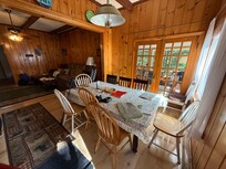 Living room/Dining room (Office through doors).