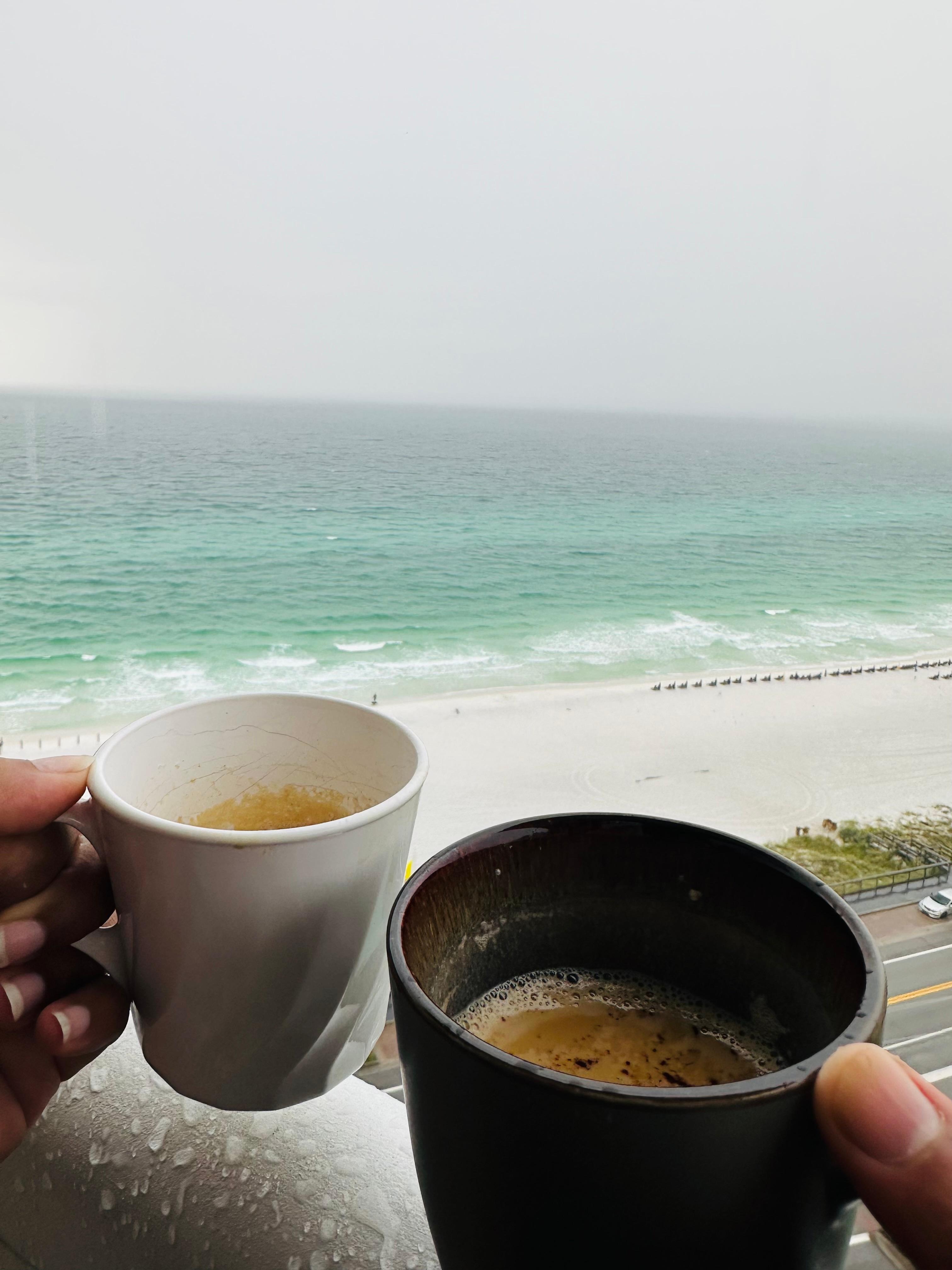 View from the balcony ! 