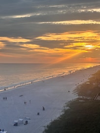 Sunset from the balcony