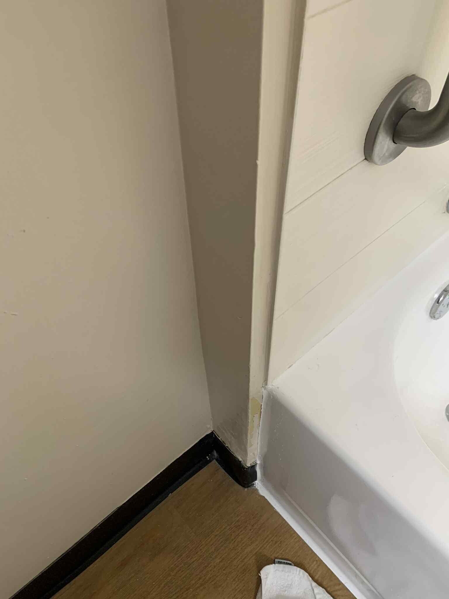 Chipped paint in the bathroom 