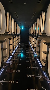 The room area are really quiet and peaceful because of the rules that you are not allow to talk into phone in the capsule. Otherwise everyone will hear exactly what are you talking about.