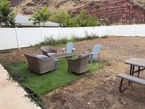 Ugly backyard with eyesore structure
