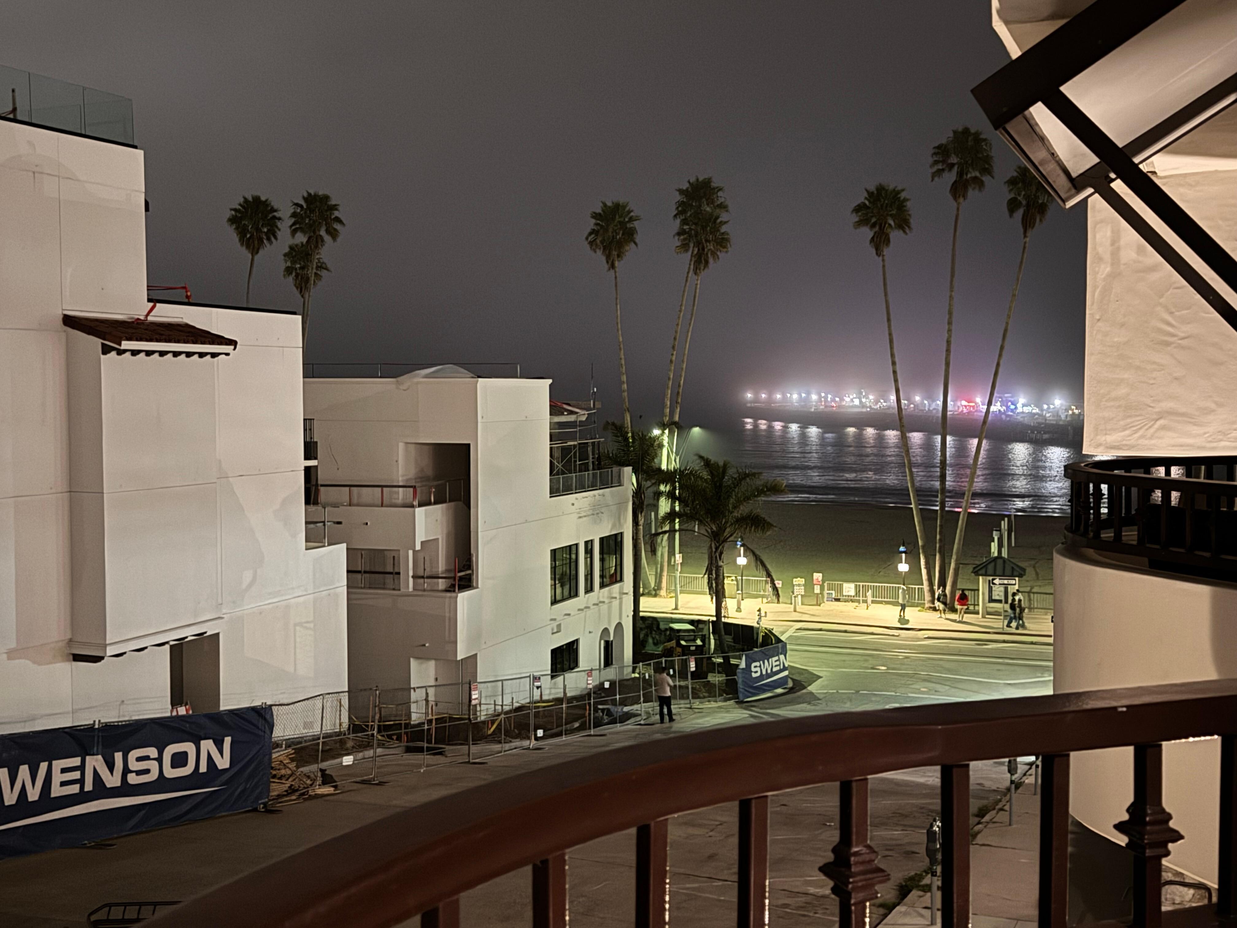 View from the balcony.