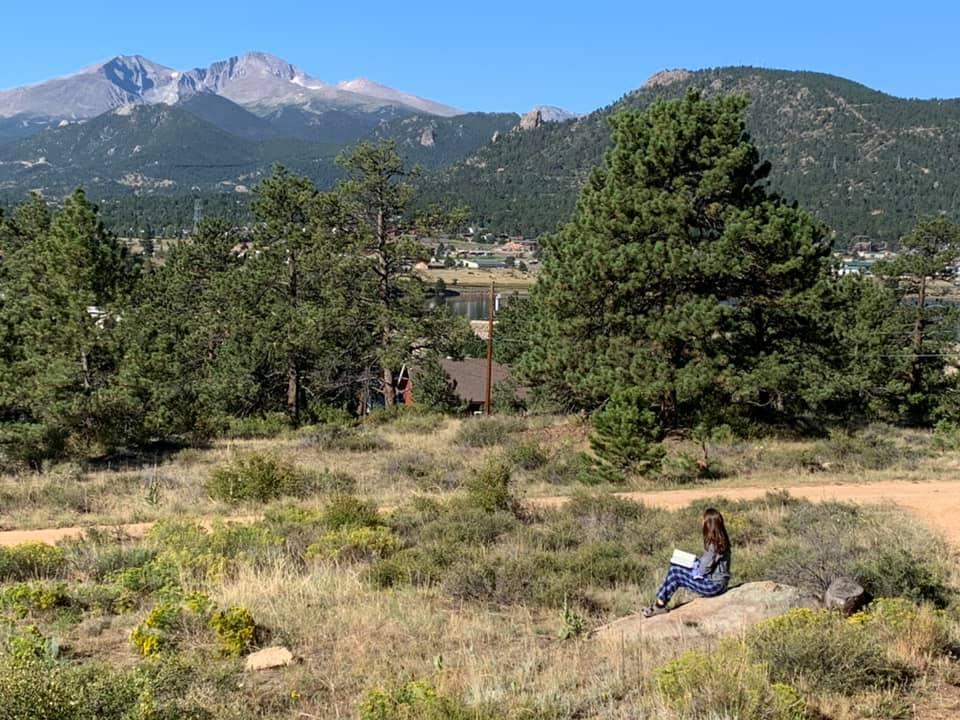 view from the porch